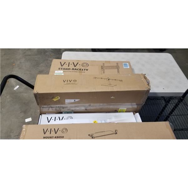4 ASSORTED VIVO MOUNTS