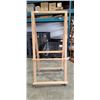 Image 1 : LARGE ROLLING GALLERY EASEL, DOUBLE SIDED, 78 INCH TALL 36 INCH WIDE