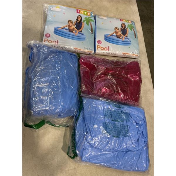 ASSORTED INTEX INFLATABLE POOLS