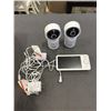 Image 2 : VTECH 5" WIFI HD VIDEO BABY MONITOR W/ 2 CAMERAS, NIGHT VISION AND PAN/ TILT - TESTED WORKING, RETAI