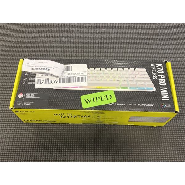 CORSAIR K70 PRO MINI WIRELESS RGB 60% KEYBOARD - TESTED WORKING, RETAIL $264
