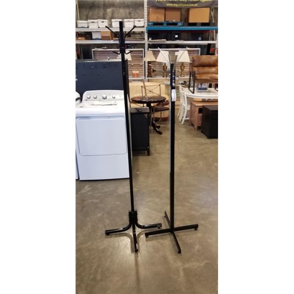2 METAL COAT RACKS