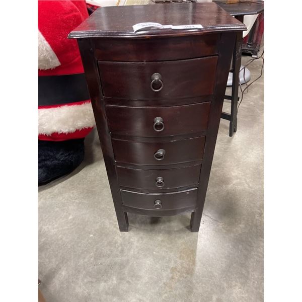 5 DRAWER REPRODUCTION MAHOGANY CABINET