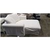 Image 3 : IKEA WHITE CHAISE LOUNGE CHAIR WITH STORAGE