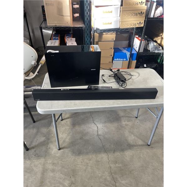 SAMSUNG K550 SOUNDBAR, SUB AND REMOTE