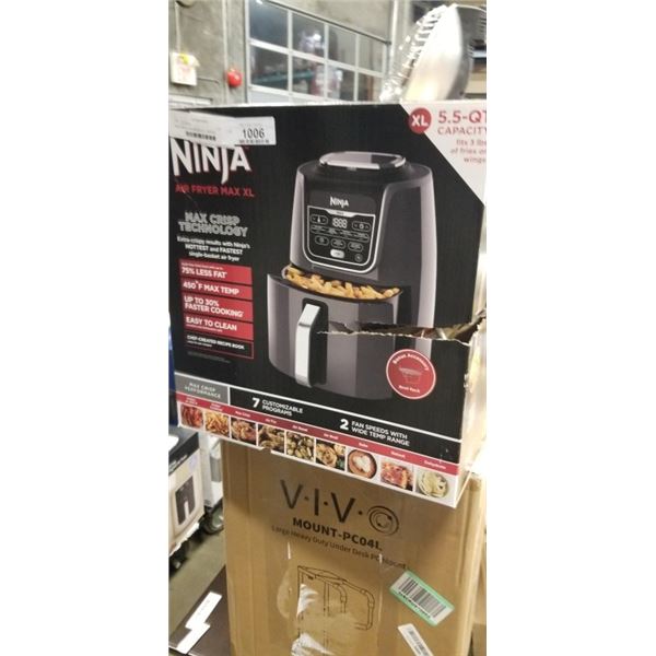 NINJA MAX XL AIR FRYER 5.2L - TESTED WORKING, RETAIL $249