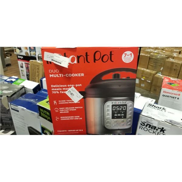 INSTANT POT DUO V5 7IN1 6QT PRESSURE COOKER - TESTED WORKING, RETAIL $159