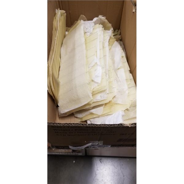 BOX OF BEESWAX CANDLE SHEETS