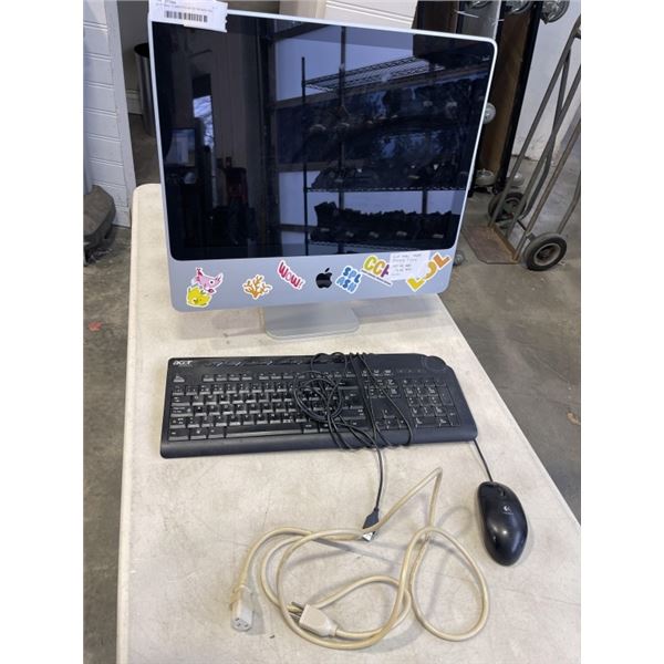 21.5" IMAC COMPUTER W/ KEYBOARD AND MOUSE - RESET