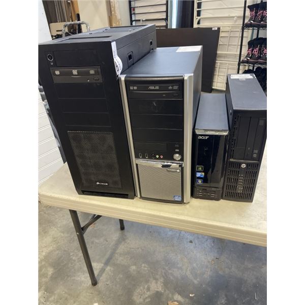 4 VARIOUS COMPUTERS FOR PARTS