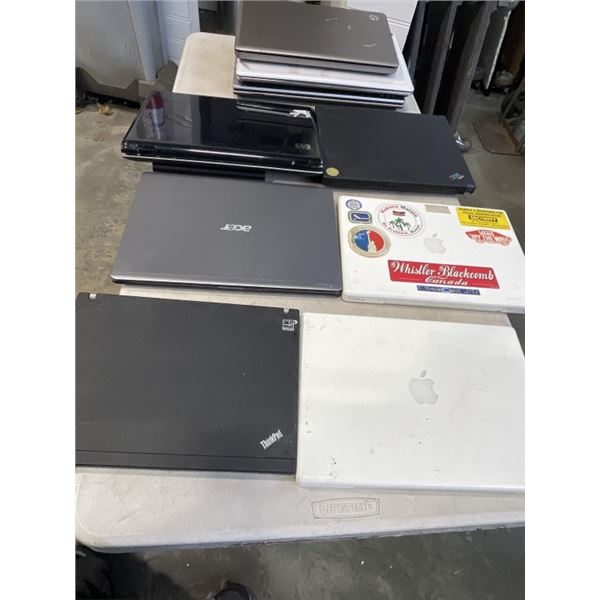 7 ASSORTED LAPTOPS FOR PARTS