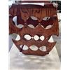 Image 3 : BARREL SHAPED 10 BOTTLE WINE HOLDER