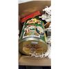 Image 3 : ANTIQUE COLLECTIBLE TINS, MACRAME ITEMS ETC