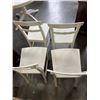 Image 4 : ROUND WHITE IKEA PEDESTAL DINING SET WITH 4 CHAIRS AND EXTENSION
