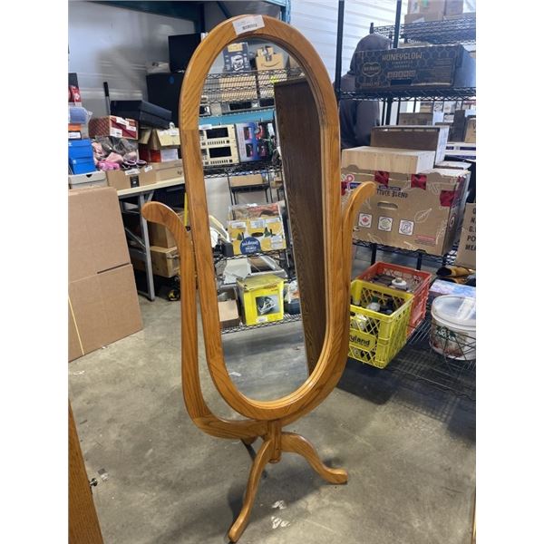 OAK DRESSING MIRROR