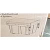 Image 2 : LIFEFINDS UNDER COUNTER PULL OUT DUAL TRASH CAN SYSTEM