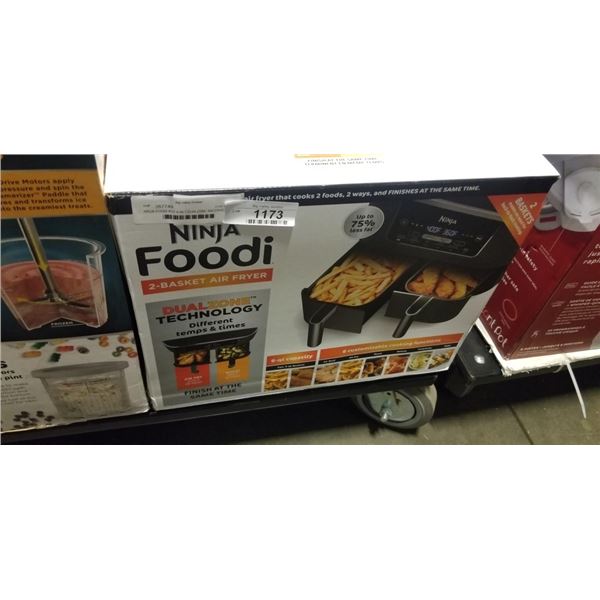 NINJA FOODI 8QT 6-IN-1 DUALZONE AIR FRYER - TESTED WORKING, RETAIL $189