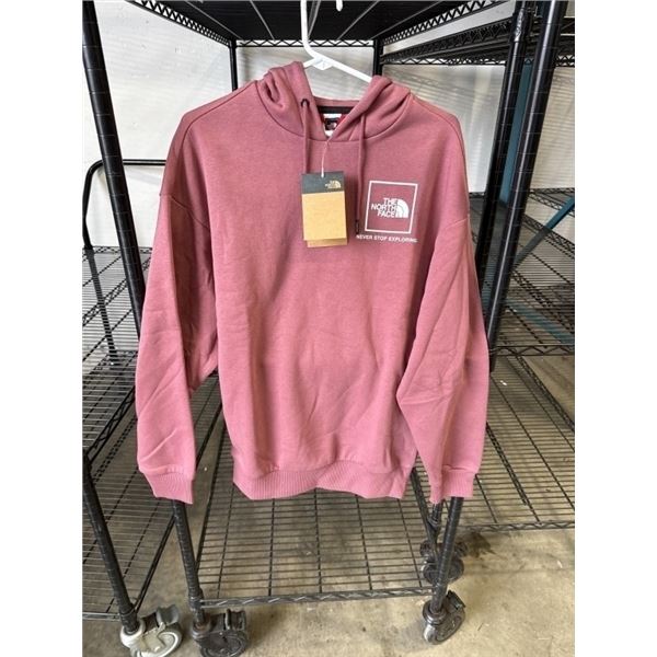 NEW NORTH FACE WOMENS BACK FINE BOX HD HOODIE IN WILD GINGER, SIZE SMALL