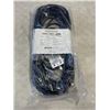 Image 1 : NEW BLACK INDOOR OUTDOOR 75FT HEAVY DUTY LIGHTED EXTENSION CORD, 16AWG, 3 WIRE
