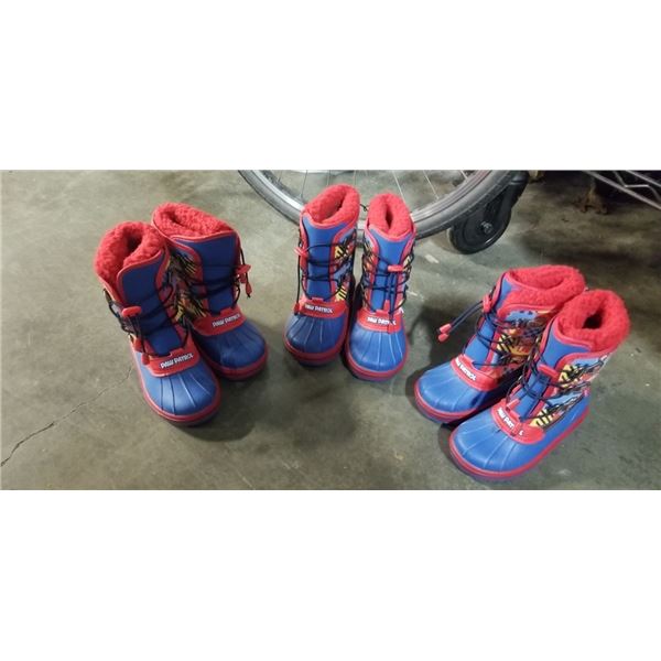 3 NEW SIZE 10 AND 11 INFANT WINTER BOOTS