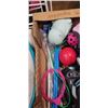 Image 4 : 2 BOXES OF KIDS TOYS AND SPORTS GOODS