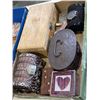 Image 3 : 2 TRAYS OF ASSORTRED JEWELLERY AND WOODEN BOXES, WATCH, VANITY MIRROR ETC