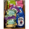 Image 1 : CRATE OF WALLY WALLY SOFT AND CHEWY SNACKS, ENRICHED LIFE TIMOTHY SURPRISE AND LITERATURE