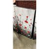 Image 3 : 3 POPPY CANVAS PAINTINGS