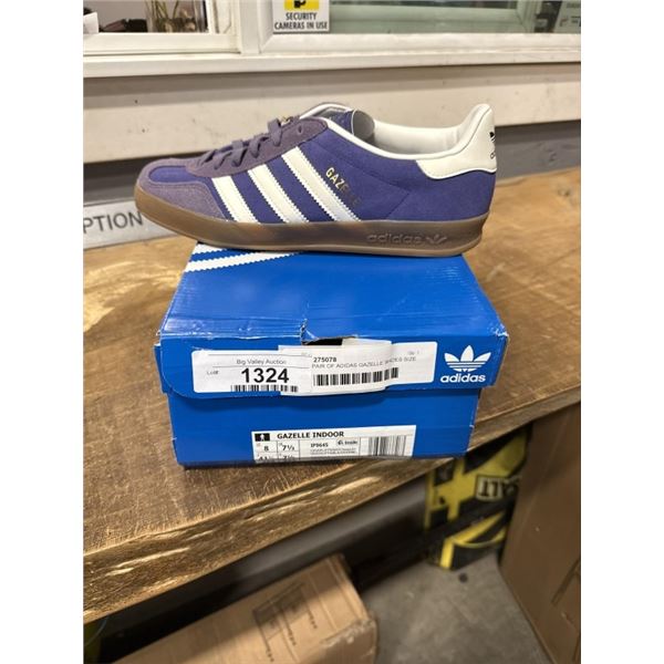 NEW PAIR OF ADIDAS GAZELLE SHOES SIZE US 8