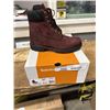 Image 1 : NEW PAIR OF TIMBERLAND PREMIUM WATERPROOF BOOT BURGUNDY NUBUCK SIZE US MENS 8.5