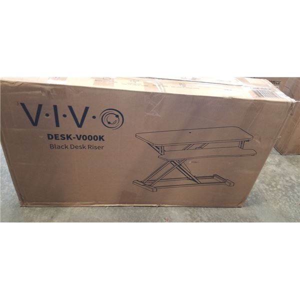 VIVO BLACK DESK RISER