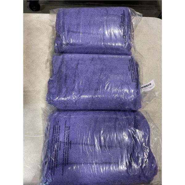 6 NEW LAVENDER 28X56 BATH TOWELS