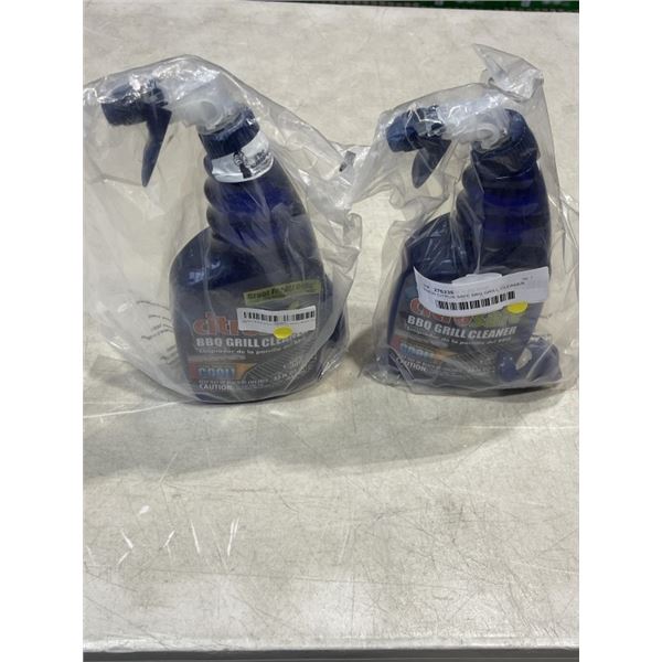 2 NEW CITRUS SAFE BBQ GRILL CLEANER SPRAY BOTTLES, 680ML EACH
