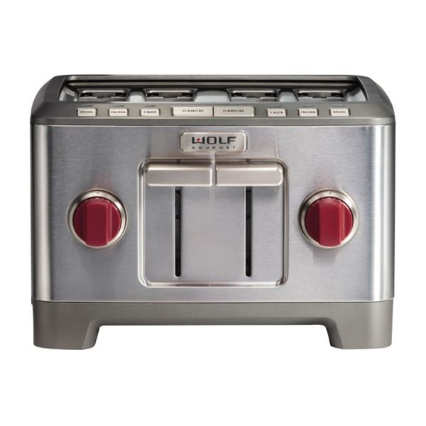 WOLF GOURMET 4 SLICE TOASTER - TESTED WORKING, RETAIL $649