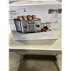 Image 2 : WOLF GOURMET 4 SLICE TOASTER - TESTED WORKING, RETAIL $649