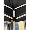 Image 2 : BRAND NEW 10X10FT COMMERCIAL EASY UP SHELTER, BLACK TOP, EASY UP AND DOWN, WITH CARRY BAG RETAIL $49