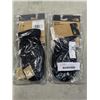 Image 1 : 2 NEW PAIRS OF NORTH FACE KIDS GLACIER MITTS, SIZE MEDIUM AND XL