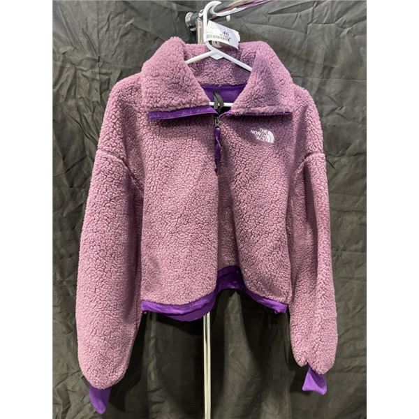 NEW LADIES NORTHFACE 1/4 SHERPA SWEATER SIZE SMALL