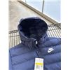 Image 4 : NEW NIKE KIDS SMALL BLUE HOODED PUFF JACKET, RETAIL $110