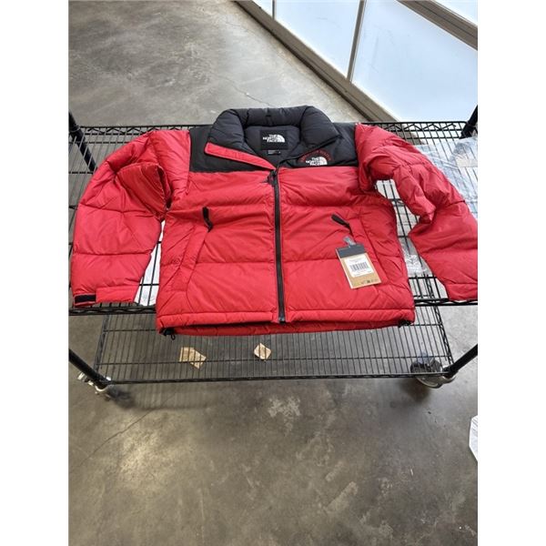 NEW NORTH FACE 96 RETRO NUPTSE JACKET RED / BLACK EXPEDITION , SIZE MENS SMALL RETAIL $430