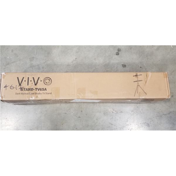 VIVO DARK WLANUT EASEL STUDIO TV STAND
