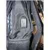 Image 2 : NEW BLACK TRAVEL BACKPACK WITH EXTERIOR USB CONNECTION AND PADDED LAPTOP AND TABLETS EECTIONS, WITH 