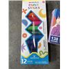 Image 2 : NEW WINSONS 138 COLOR SOLID WATERCOLOR PAINT SET AND NEW 12PC WASHABLE PAINT STICKS