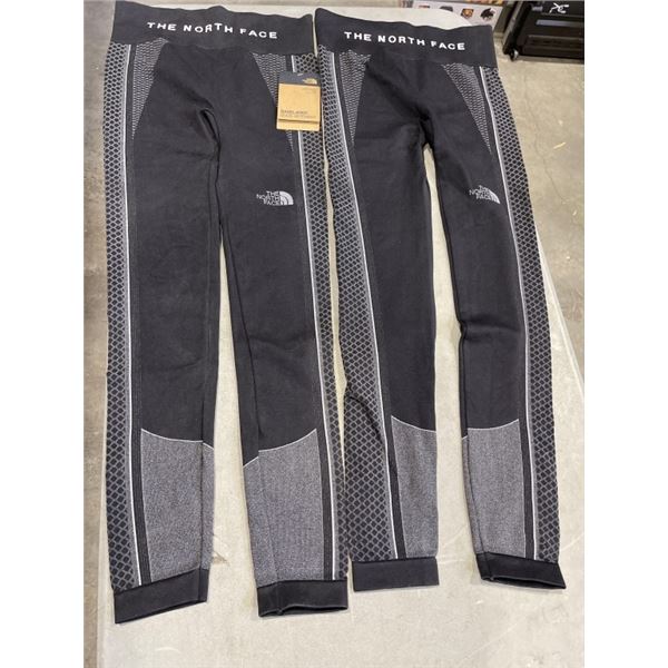 2 NEW PAIRS LADIES NORTH FACE COMPRESSION LEGGINGS - SIZE S/M