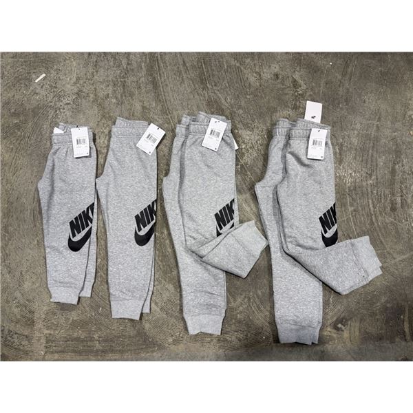 BRAND NEW KIDS / INFANT NIKE SWEAT PANTS, 6PCS, RETAIL$252 - SIZES 2 LARGE, 2 MEDIUM, 1 SMALL, 1 X-S