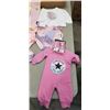 Image 3 : 6 PCS NEW INFANT GIRLS CLOTHING SIZES NEWBORN - 12M, ADIDAS AND CONVERSE