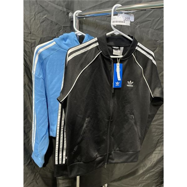 2 NEW LADIES ADIDAS SWEATERS - SIZE MEDIUM