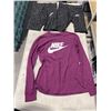 Image 1 : 2 NEW PAIRS LADIES NIKE BIKER SHORTS AND LONG SLEEVE SHIRT - SIZE X-SMALL