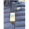 Image 2 : NEW NIKE KIDS MEDIUM BLUE HOODED PUFF JACKET, RETAIL $110