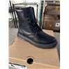 Image 3 : NEW PAIR OF DR. MARTENS AIR WAIR CREWSON BLACK CLASSIC PULL UP  SIZE US MENS 8, LADIES 9